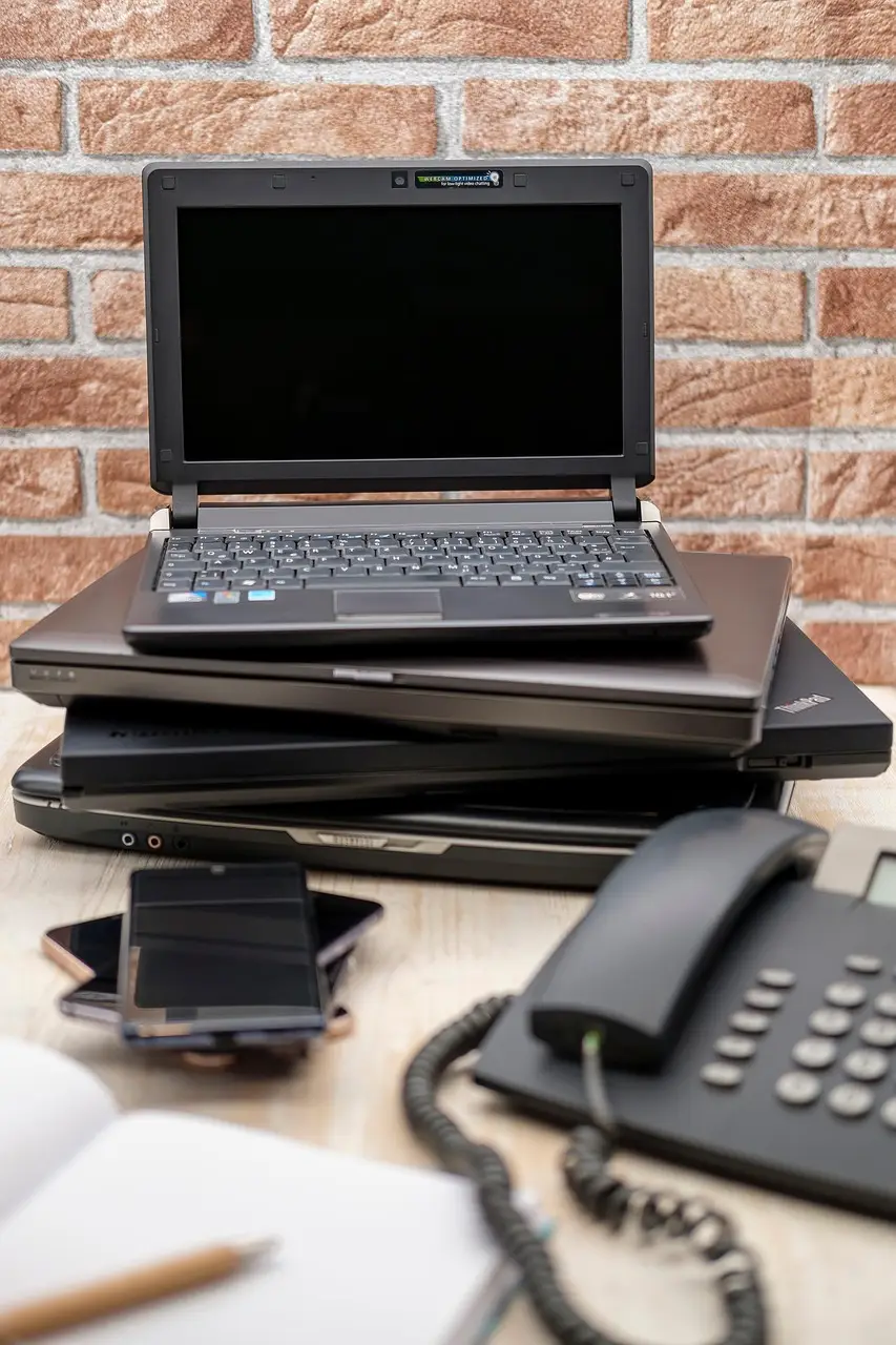 Home computer, laptop, notebook, communication, office, phone, smartphone, cellphone